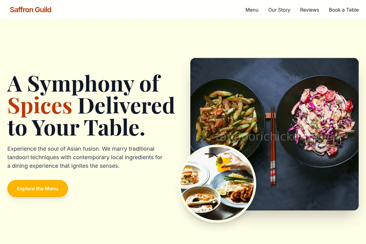 Jalfrezi Asian Fusion Food