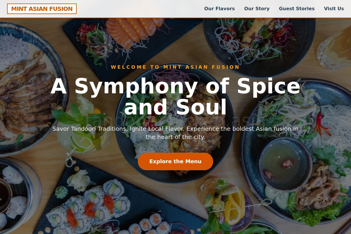 Mint Asian Fusion Food