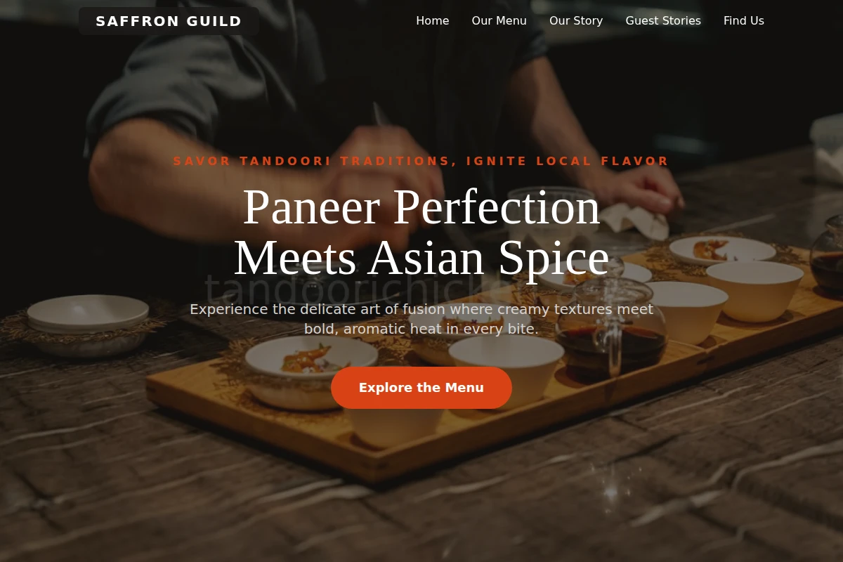 Paneer Asian Fusion Food