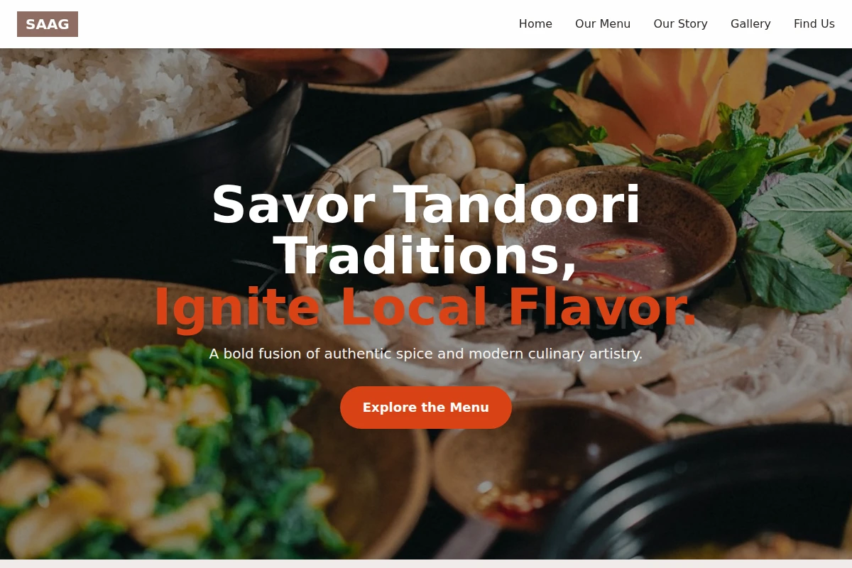 Saag Asian Fusion Food
