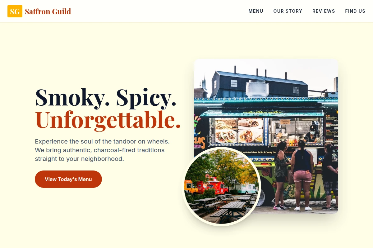 Charcoal Food Truck