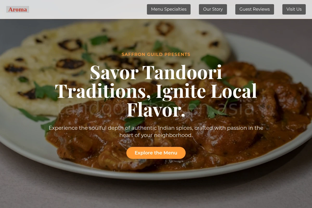 Aroma Indian Food