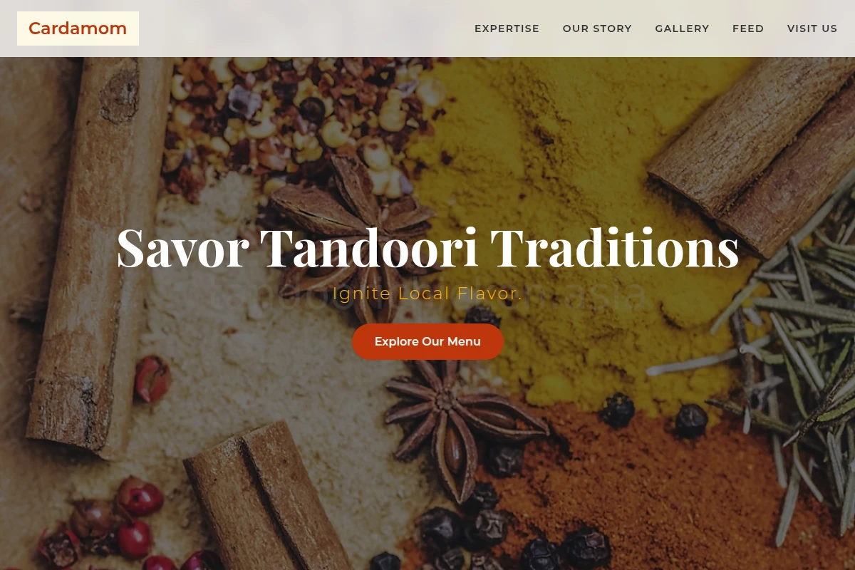 Cardamom Indian Food
