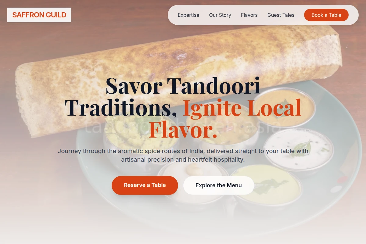Saffron Indian Food