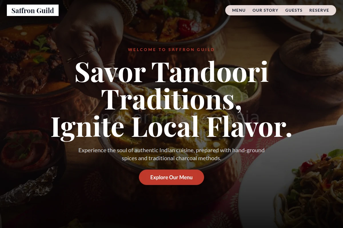 Savory Indian Food