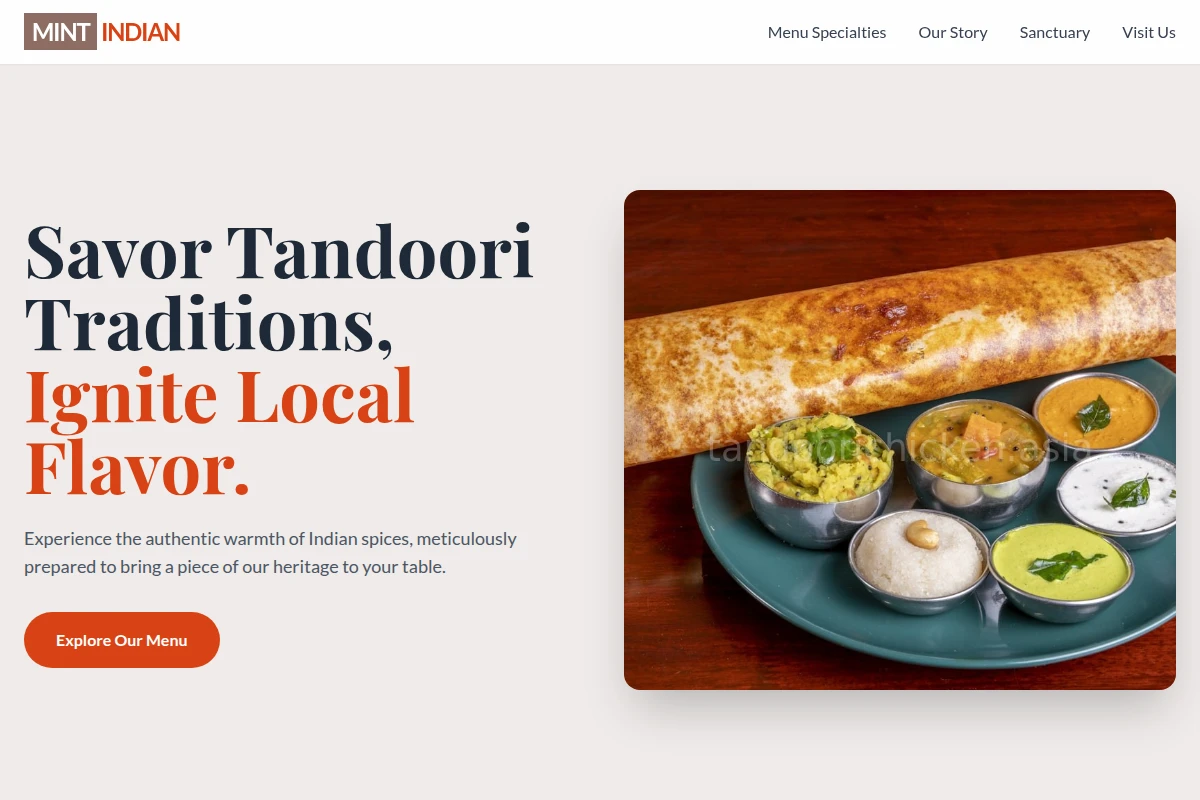 Mint Indian Food