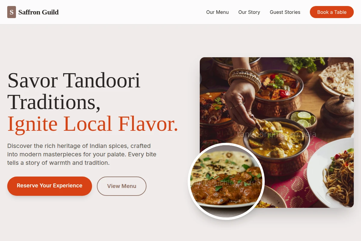 Zest Indian Food