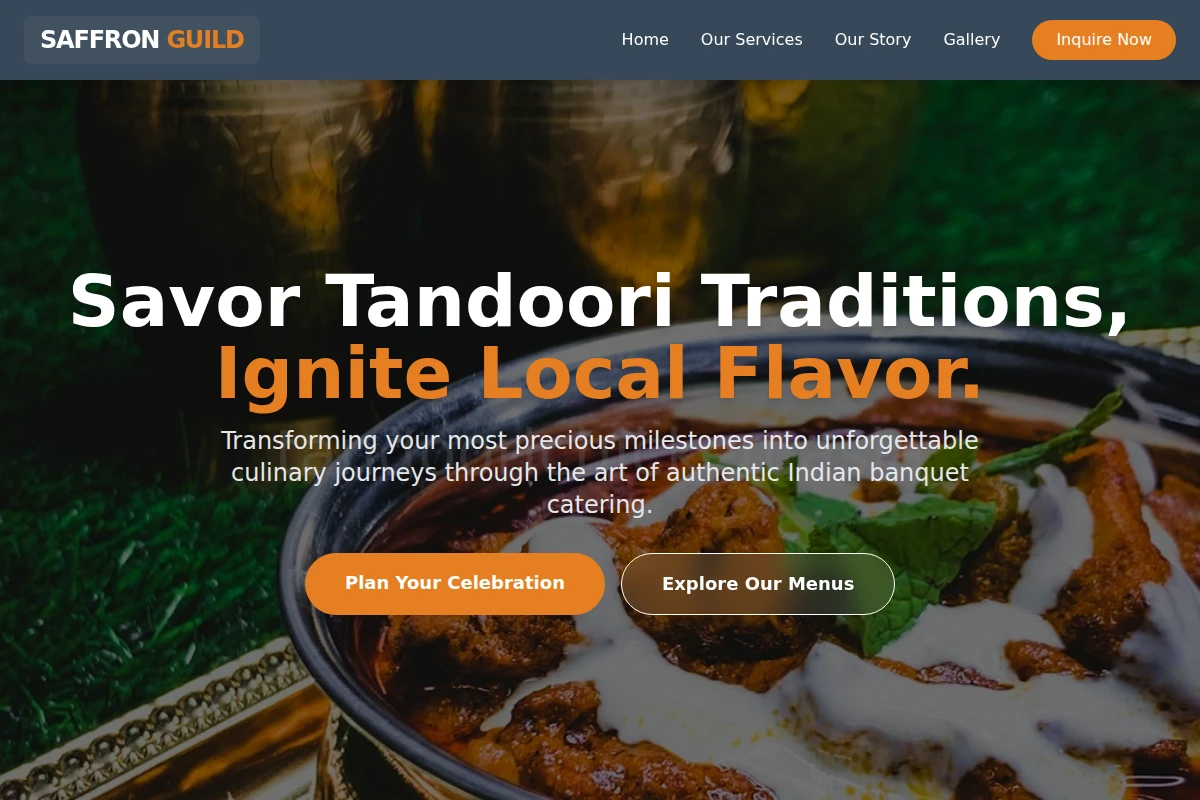 Banquet Indian Food