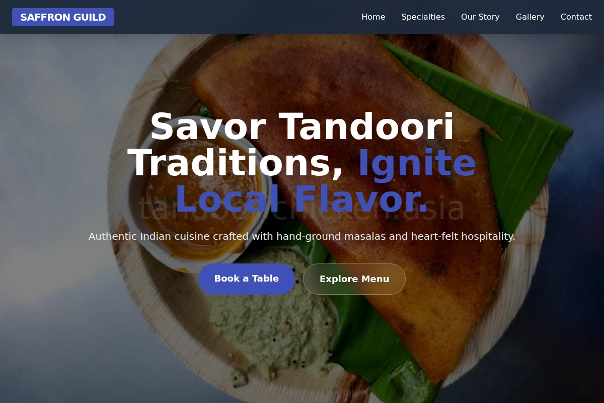 Saag Indian Food
