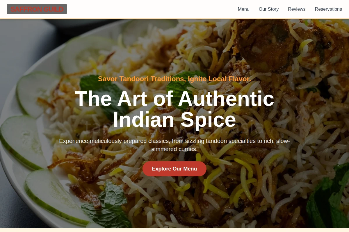 Tikka Indian Food