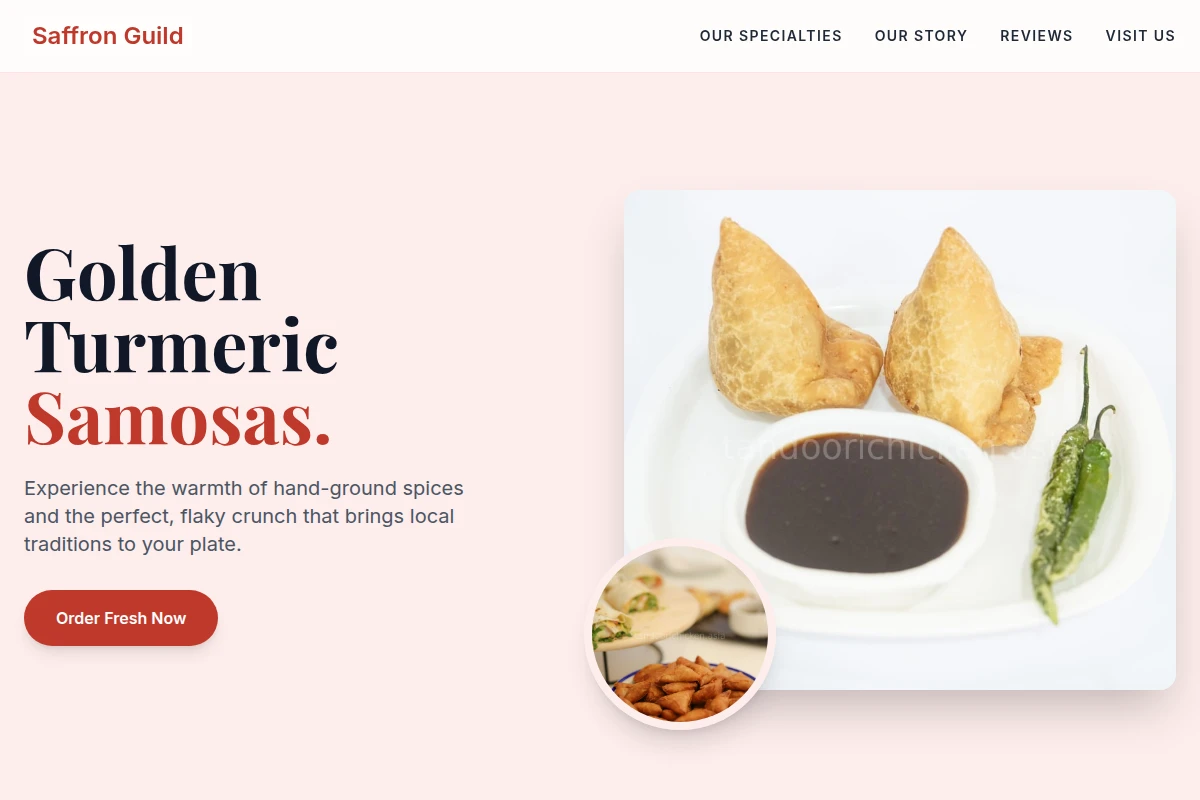 Turmeric Samosas
